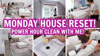 ⏰MONDAY POWER HOUR HOUSE RESET - SPEED CLEAN THE HOUSE WITH ME  Amy Darley