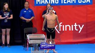 That reaction from Lawrence Sapp  U.S. Paralympic Swimming Trials