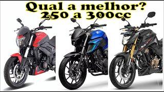 Qual a melhor escolha Dominar 250 FZ25 ou CB300F