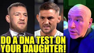 Conor McGregor crosses the line with vile remark on Dustin Poirier and his wifeDana White on Alex