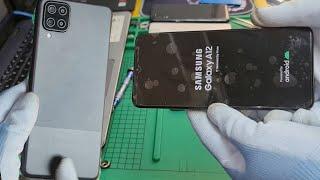 Samsung Galaxy A12 Screen LCD Replacement Repair Video  sor samoun