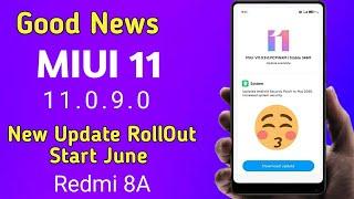New Update MIUI11  ரெட்மி8A  11.0.9.0  Redmi 8A  TECH2TAMIL