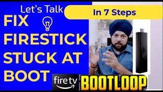 Firestick STUCK on FIRE TV LOGO  Boot Loop  How to Fix it in Hindi