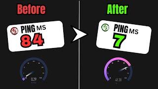 How to Reduce PING & Increase INTERNET SPEED in Windows 1011 2023 NEW
