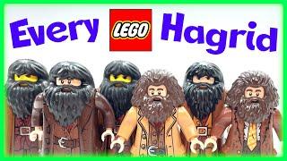 LEGO Rubeus Hagrid Minifigure Comparison Harry Potter Collection