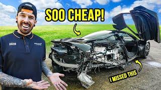 I BOUGHT A WRECKED 720s THAT MCLAREN WONT FIX