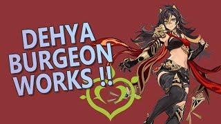 How to Burgeon with Dehya - Genshin Impact Spiral Abyss Team pls read pinned comment