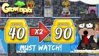 40 TO 90 WLS??  HOW TO GET RICH   Growtopia MASS #59