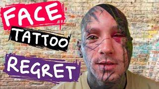 this Face Tattoo ruined his Life