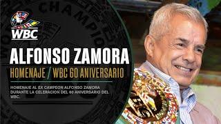 Alfonso Zamora homenaje en el 60 Aniversario del WBC