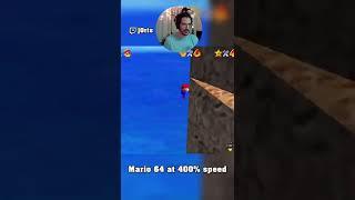 The easiest one - Mario 64 at 400% Speed