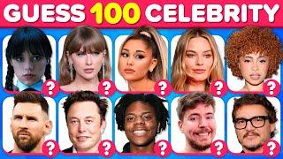 GUESS 100 POPULAR CELEBRITIES   Most Famous People in 2024