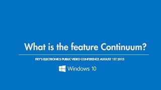 What is the feature Continuum?