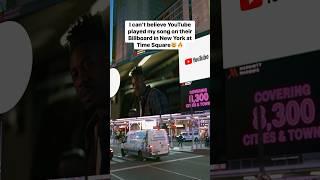 INSANE Youtube played “A Real Man” on their billboard in New York at Time Square #shorts