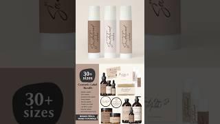 New Label Design Canva Template #labeldesign #howtodolabels #cosmeticbusiness #sheabutter #canva