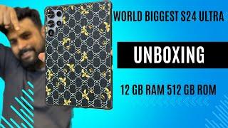 Worlds Biggest S24 Ultra Unboxing  First Look & Hands-On Review UMIIO  TAB 12 gb ram 512 gb