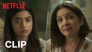 Neena Gupta Amitabh Bachchan and Rashmika Have A Chat  Goodbye  Netflix India