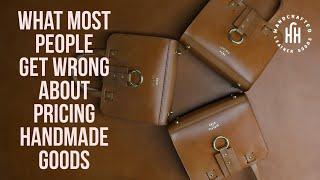 What to avoid when Pricing your handmade leather goods