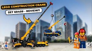 LEGOs New HUGE Mobile Construction Crane 60409 - REVIEW