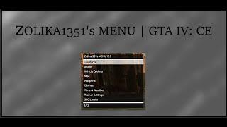 Using Zolika1351s Trainer V15.0 in GTA IV Complete Edition