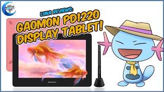 Luna reviews GAOMON PD1220 Tablet  - Unboxing + Speedpaint