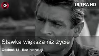 Stawka Większa Niż Życie 1968  4K  Odcinek 13  Kultowy Polski Serial  Hans Kloss  Za Darmo