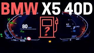 BMW X5 40d G05  FUEL CONSUMPTION TEST