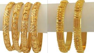 Huge Collection Gold BalaGold ChurGold KonkonGala Bangles With Price And Weight Nag Jewellery