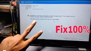 WARNING The Service Tag Has Not Been Programmed. This system will not function Properly#macnitesh