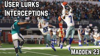 Madden 23 Interception And User Lurk Highlight Compilation