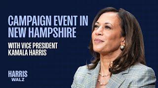 Campaign Event in New Hampshire with Vice President Kamala Harris