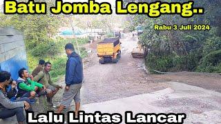 Pasca Kekacauan..Kondisi Batu Jomba Lengang Pagi iniLalu Lintas Aman dan Lancar