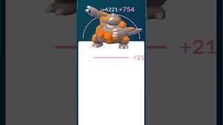 Max Powering Up Hundo RHYPERIOR to LEVEL 50 in POKEMON GO.