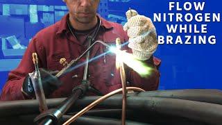 How to Flow Nitrogen While Brazing