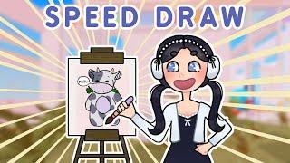 I TRIED PLAYING ROBLOX SPEED DRAW FOR AN HOUR part.2