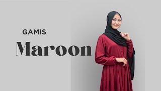 REVIEW GAMIS EMIR INDONESIA WARNA MAROON