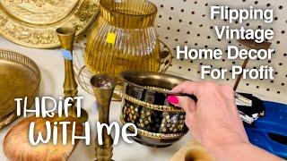 Thrift With Me  Vintage Home Decor  Thrifting TWO Salvation Army Thrift Stores 