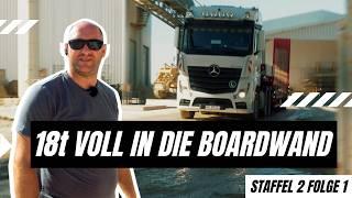 Eine neue Boardwand STONE CRUSH - S2F1 #doku #neu #jobs #lkw #steinbruch #caterpillar #truckers