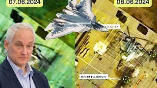 Су-57 сбит на взлете гордость ВКС РФ потушил относительно копеечный дрон...