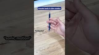 PSEUDO SONIC pen spinning tutorial  #shorts