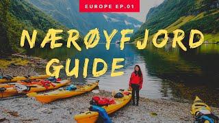 Naeroyfjord Guide to the worlds narrowest fjord with kayaking & cruise  Europe Travel Episode 1