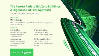 Fastest Path to Net Zero Buildings Digital & AI  Davos Affiliate Session