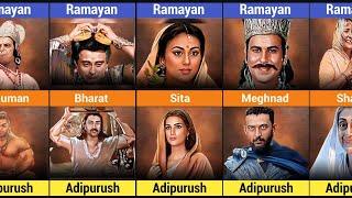 Ramayan vs Adipurush A Cast Comparison Adipurush vs ramayan.