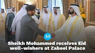 Eid Al Fitr 2023 Sheikh Mohammed receives Eid well-wishers at Zabeel Palace in Dubai