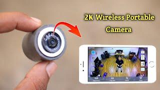 How To Make A 2K WIRELESS  Portable spy video camera  2k fix hidden cctv camera .