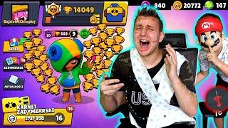  WBIJAM 14 000 PUCHARKÓW a mój BRAT mnie  w BRAWL STARS  *przesadził?*