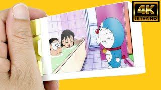 Shizuka and Nobita in Bathroom  Doraemon Flip Book Story