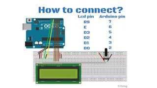 Arduino tutorial 1602 LCD display