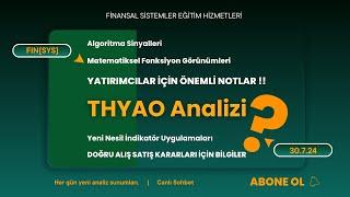 THYAO  Kısa Vade Düşüş Trendi Bitmedi  #Thyao Borsa hisse teknik analizi  THYAO Yorum