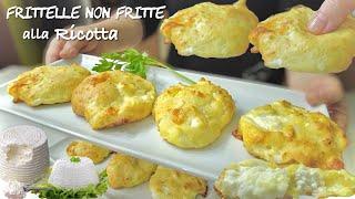 Ricotta Nicht gebratene Pfannkuchen Einfache und sparsame Rezept